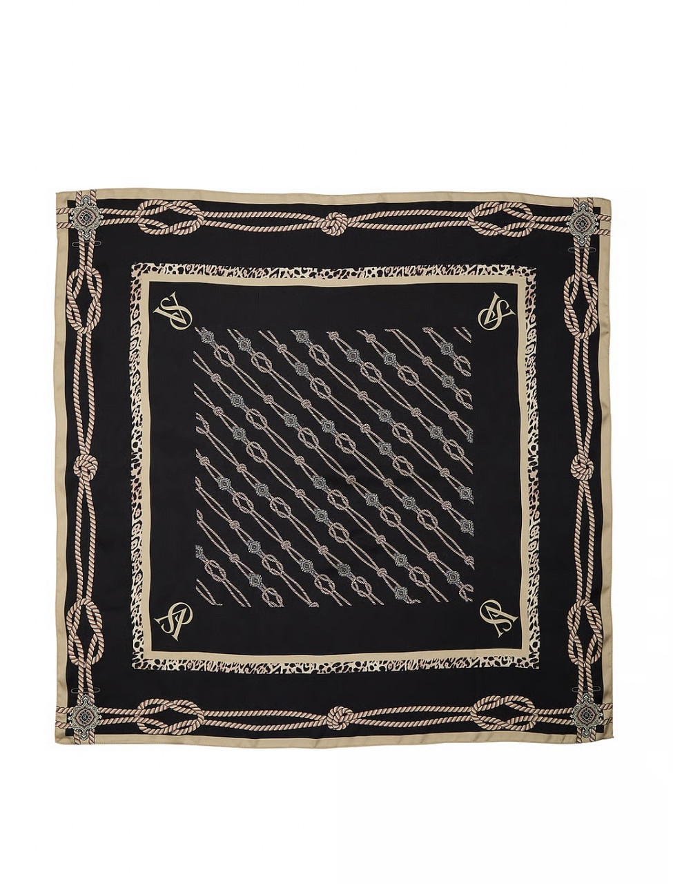 Стильна сатинова хустка Victoria’s Secret (Вікторія Сікрет), оригінал, фото 1