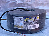 Провід ШВВП 2х1.5 повний переріз, силовий чорний Одеса Каблекс (бухта 100м), фото 2