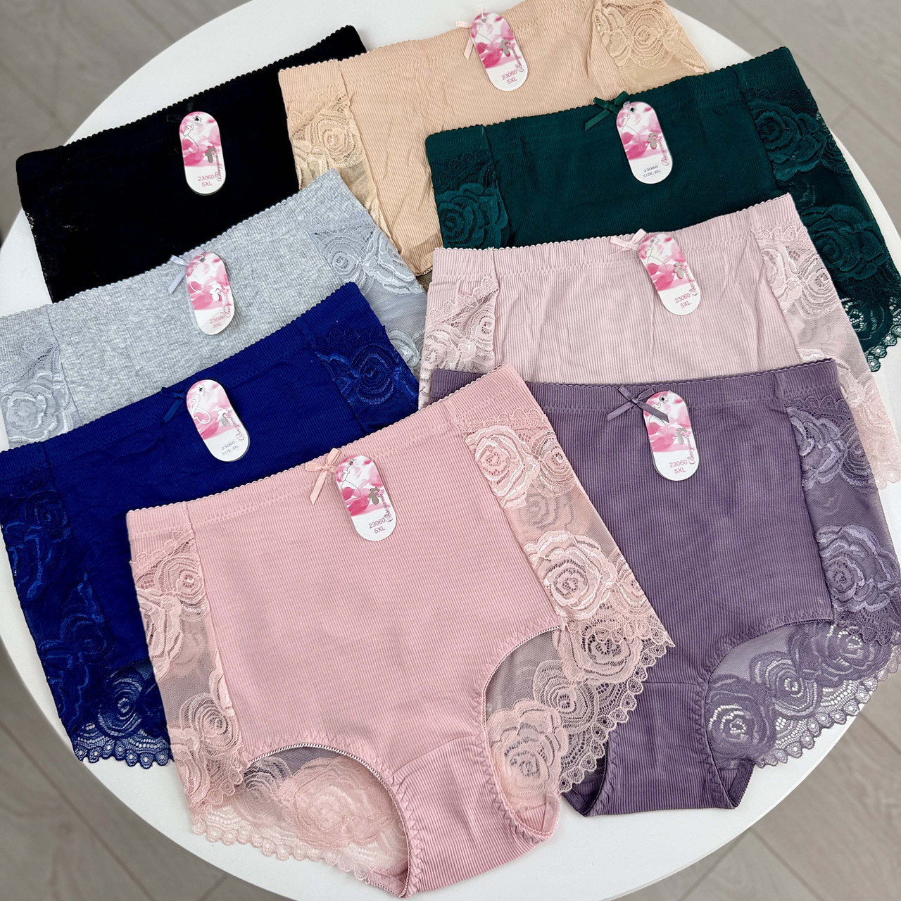 Бавовняні великі жіночі трусики  Baoyandi #23060, фото 1