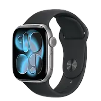 Смарт-годинник Apple Watch Series 11 GPS 42mm Space Grey Alu. Case w. Black S. Band - S/M (MEQW4)