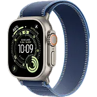 Смарт-годинник Apple Watch Ultra 3 GPS + Cellular 49mm Natural Tit. Case w. Blue/Bright Blue Trail Loop - S/M (MEWR4)