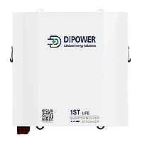 Акумулятор Dipower Wall 24 V / 120 Ah 2880 Wh батарея для ДБЖ, УПС, BYD NMC, Li-ion настінний