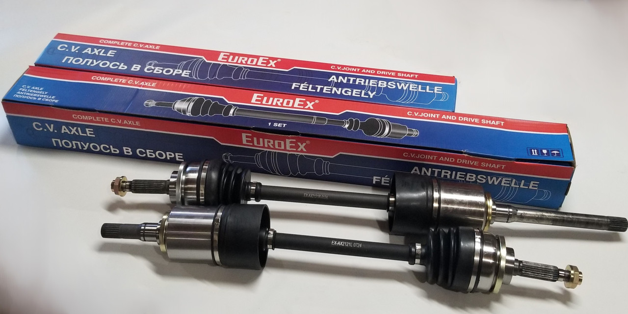 Приводи у зборі ВАЗ 2121 (комплект лівий+правий) EuroEx Угорщина, фото 1