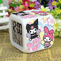 Дитячий нічник-годинник "Куромі", різнокольорова підсвітка, звук C68949