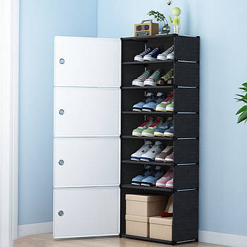 Взуттєва полиця прозора, 152х42х28 см, AND LY-1045 / Взуттєва полиця / Шафа для взуття / Підставка для взуття