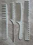 Професійний набір гребінців для стрижки із 6 шт, фото 4