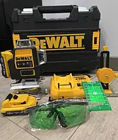 Рівень 4D Dewalt 16 ліній зелений, самовирівнювальний, комплект два акумулятори, пульт