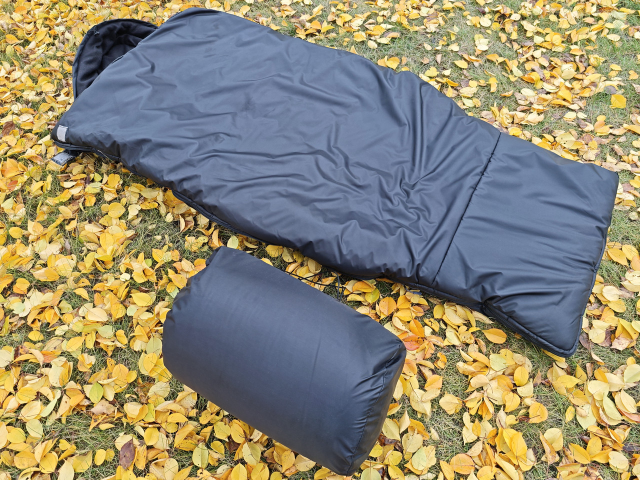 Зимовий туристичний спальний мішок Чорний XXXL - 35°C New!, фото 1