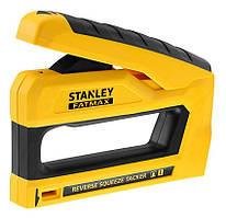 Степлер Stanley FatMax, 6-14мм тип скоб G та 12-15мм тип скоб J, реверсивна рукоятка, індикатор залишку скоби Baumar - Порадуй
