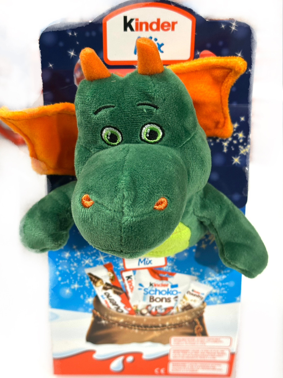 Новорічний подарунок Kinder Mix з м'якою іграшкою 133 g Дракончик