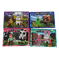 Дитячий конструктор Minecraf 50-56 деталей