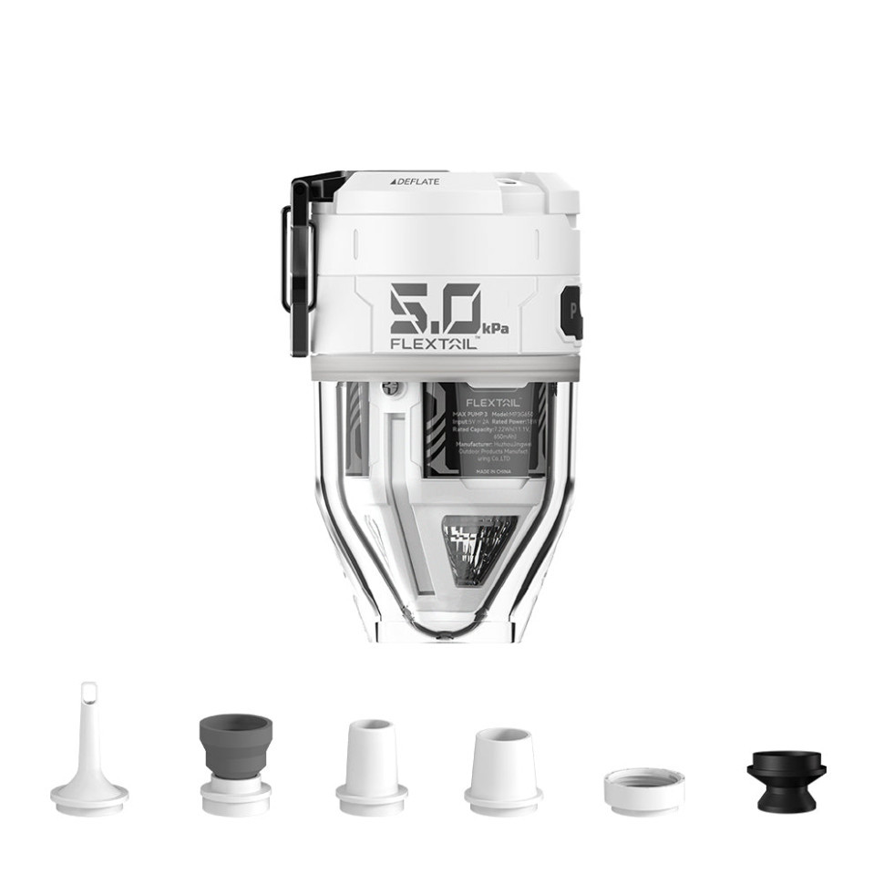 Насос-ліхтар кемпінговий Flextail Max Pump 3, білий Baumar - Всегда Вовремя, фото 1