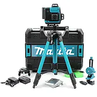 Акумуляторний лазерний рівень Makita 16 ліній, SK700GDZ 3D-4D зелений