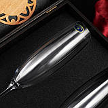 Подарунковий набір 2 келихи для шампанського стильний подарунок чоловікові на день народження ювілей, фото 4