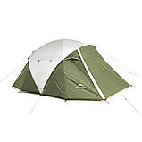 Намет чотиримісний Naturehike KOTA 4 CNK2450WS041, темно-зелений Baumar - Всегда Вовремя, фото 2