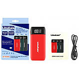 Зарядний пристрій-павербанк LiitoKala Lii-MP2  на 2 канали для акумуляторів, червоний Baumar - Всегда Вовремя, фото 4