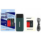 Зарядний пристрій-павербанк LiitoKala Lii-MP2 на 2 канали для акумуляторів, зелений Baumar - Всегда Вовремя, фото 6