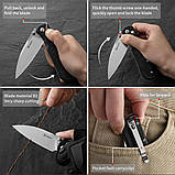 Ніж складаний Ganzo G771-BK чорний Baumar - Всегда Вовремя, фото 5