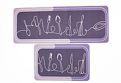 Набір кухонних килимків 2 шт вологостійкі для підлоги HP-42-13V