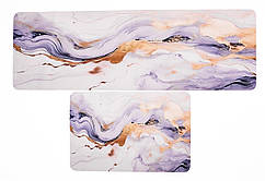 Набір кухонних килимків 2 шт протиковзкі вологостійкі HP-42-14W