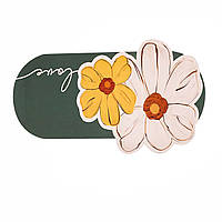 Килимок універсальний овальний вологостійкий Зелений HP-42-15GR