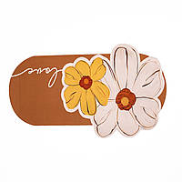 Килимок універсальний овальний вологостійкий Помаранчевий HP-42-15O