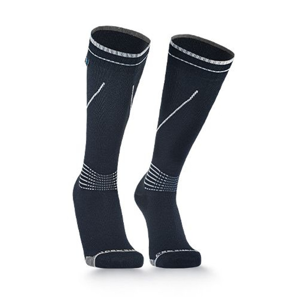 Водонепроникні шкарпетки Dexshell Longlite Socks 2.0, сірі полоски, розмір M (39-42) Baumar - Всегда Вовремя, фото 1