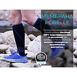 Водонепроникні шкарпетки Dexshell Longlite Socks 2.0, блакитні полоски, розмір L (43-46) Baumar - Всегда Вовремя, фото 8
