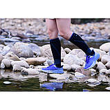 Водонепроникні шкарпетки Dexshell Longlite Socks 2.0, блакитні полоски, розмір L (43-46) Baumar - Всегда Вовремя, фото 7