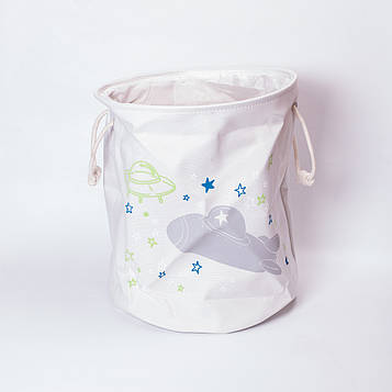 Кошик для іграшок тканинний 40×40×47 см Білий HP-41-15W