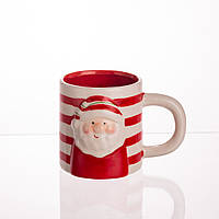 Новорічна порцелянова чашка 350 (мл) Санта CR-1-35