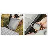 Матрац надувний одинарний Naturehike CNK2450WS034, 95 мм, із мішком для надування, білий Baumar - Завжди Вчасно, фото 9