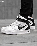 Кросівки Nike Air Force 1 LV8 High White зима, фото 2