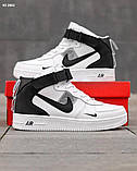 Кросівки Nike Air Force 1 LV8 High White зима, фото 7