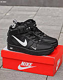 Кросівки Nike Air Force 1 LV8 High Black зима, фото 6