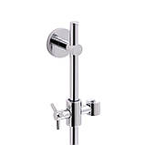 Стійка універсальна Qtap Sprha 700 мм округла з полицею QT003 Chrome Baumar - Завжди Вчасно, фото 3