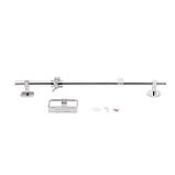 Стійка універсальна Qtap Sprha 700 мм округла з полицею QT003 Chrome Baumar - Завжди Вчасно, фото 6