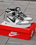 Кросівки Nike Air Force 1 LV8 High Grey зима, фото 2