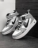 Кросівки Nike Air Force 1 LV8 High Grey зима, фото 3