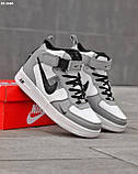 Кросівки Nike Air Force 1 LV8 High Grey зима, фото 6