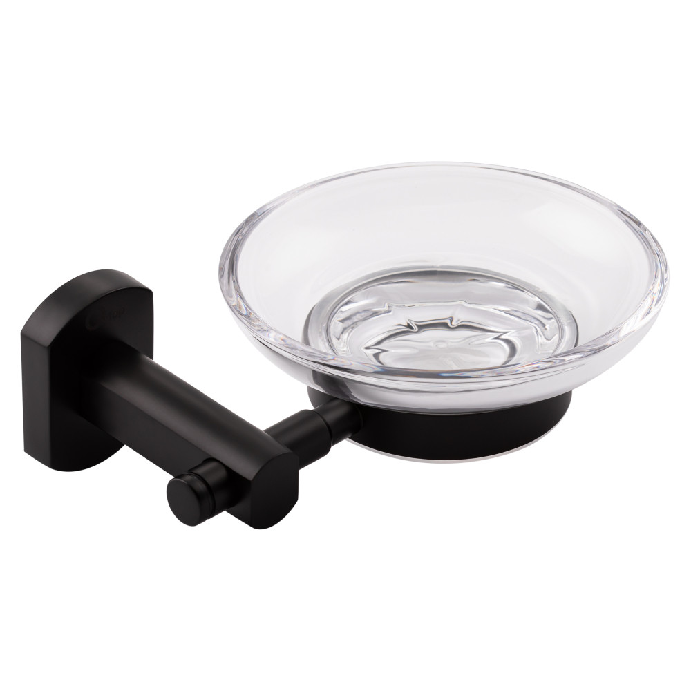 Мильниця Qtap Liberty настінна QTLIBBLM1159 Black Baumar - Завжди Вчасно, фото 1