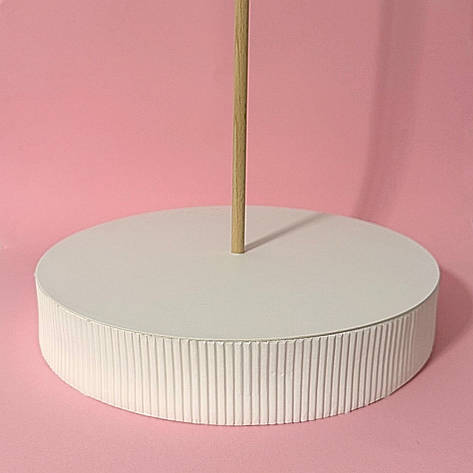 Підложка під торт ∅30 см (товщина 5 см) + отвір під вісь ∅10 мм, фото 1