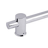 Душова стійка з тримачем універсальна Qtap Lepit 665 мм округла QTLEP82103OC Chrome Baumar - Завжди Вчасно, фото 4