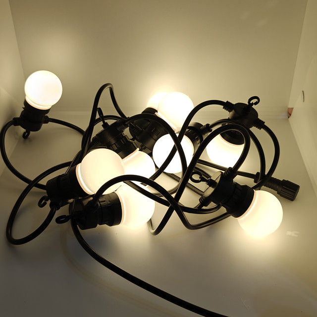 Гірлянда белт лайт з білими лампочками теплого світла 5 м