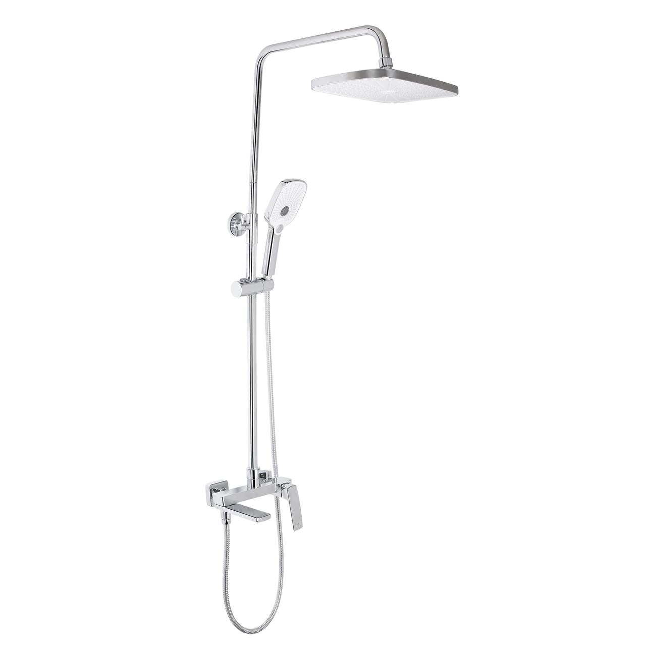 Душова система універсальна Qtap Tern на три споживача (з виливом) QTTER1112CRM47592 Chrome Зроби це - Vdalo