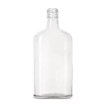 24 шт пляшка скло 500 мл з чорною кришкою упаковка