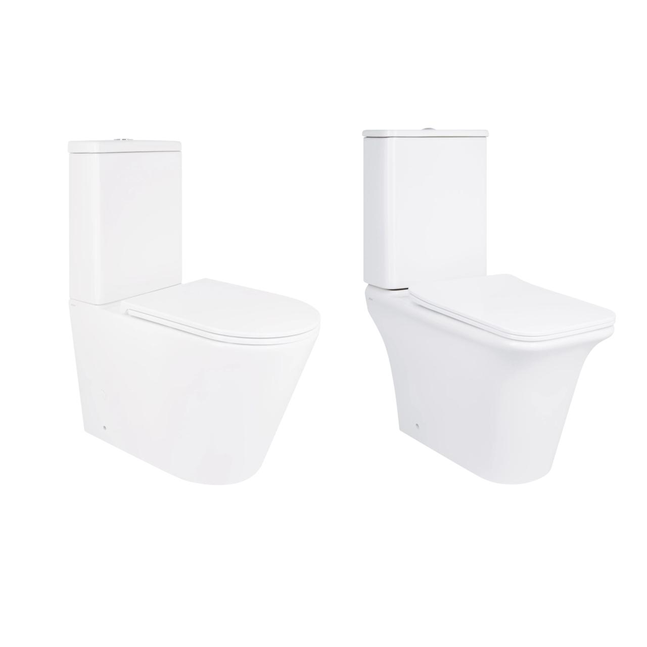 Акційний набір: Унітаз підлоговий Scorpio Ultra Quiet QT14222125AUQW + Унітаз підлоговий Kalao Rimless QT08221213A W Krash Твій, фото 1