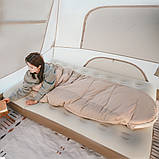 Спальний мішок овальний Naturehike PS200 CNK2350WS026, бежевий Baumar - Всегда Вовремя, фото 4