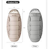 Спальний мішок овальний Naturehike PS200 CNK2350WS026, бежевий Baumar - Всегда Вовремя, фото 10