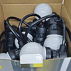 Гірлянда лампочки Белт Лайт 5 м 10 теплих білих ламп для вулиці, тераси, кафе – ретро вулична гірлянда 220В, фото 8